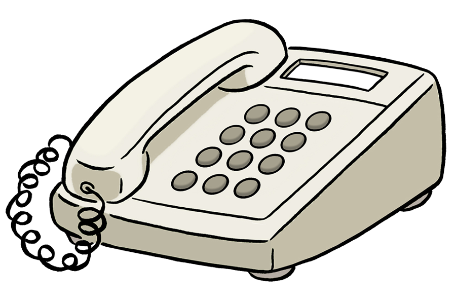 Telefon (Quelle:Lebenshilfe für Menschen mit geistiger Behinderung Bremen e.V., Illustrator Stefan Albers, Atelier Fleetinsel, 2013) Telefon (Quelle:Lebenshilfe für Menschen mit geistiger Behinderung Bremen e.V., Illustrator Stefan Albers, Atelier Fleetinsel, 2013)