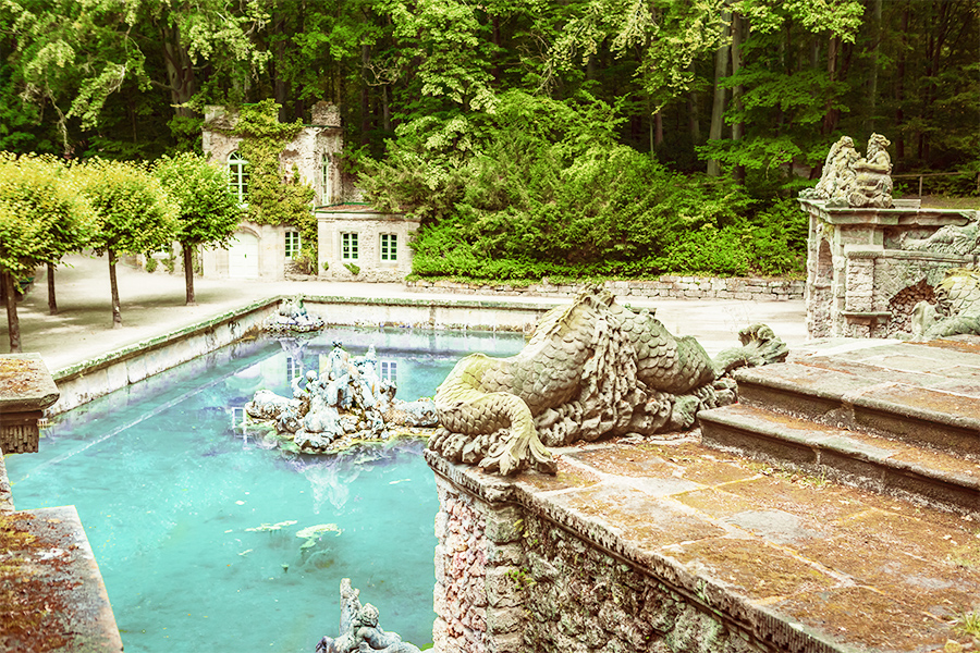 Die Eremitage in Bayreuth. Die Eremitage in Bayreuth.